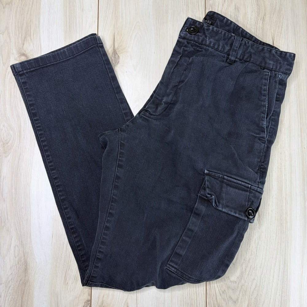 OUTCLASS Denim Cargo Pants Mens 30x29 Slim Fit Made In Canada